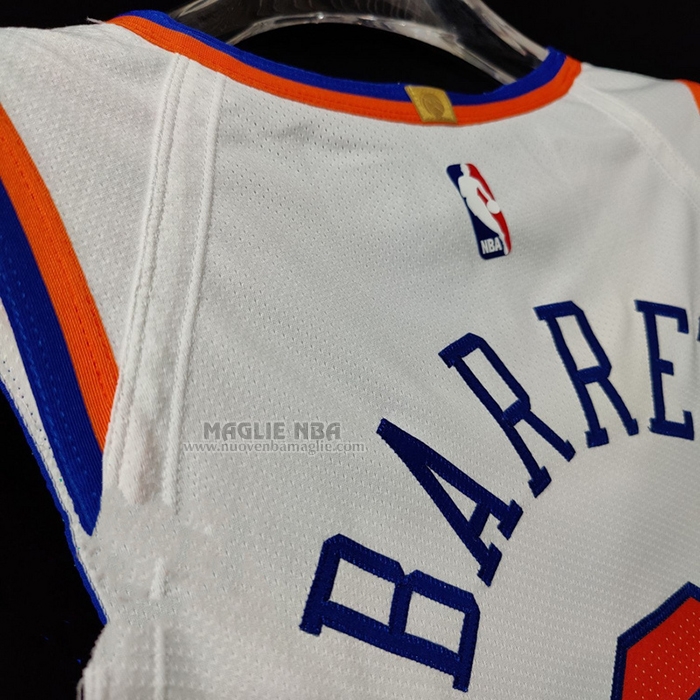 Maglia
 RJ Barrett NO 9 New York Knicks Association Autentico
 Bianco
